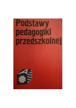 Podstawy pedagogiki przedszkolnej