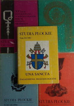 Studia Płockie, zestaw 5 książek