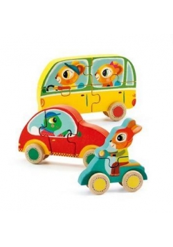Drewniane puzzle - Jako & Co