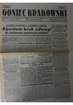 Goniec Krakowski, reprint z 1943r