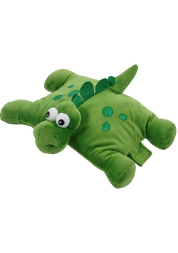 Dinozaur Dino poduszka zielona 38cm