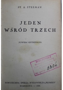 Jeden Wśród Trzech 1936 r