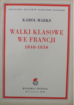 Walki Klasowe We Francji 1949 r