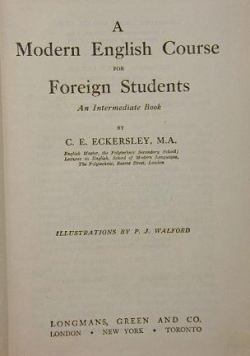 Modern English Course for Foreign  Students 1935 r