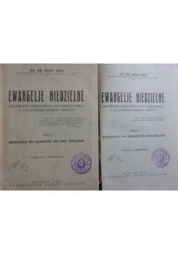 Ewangelje niedzielne, Tom I i II , 1936 r.