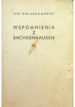 Wspomnienia z Sachsenhausen