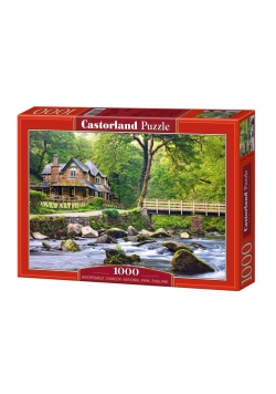 Puzzle 1000 Domek nad potokiem - Anglia CASTOR