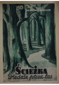 Ścieżka wiedzie przez las 1949 r.