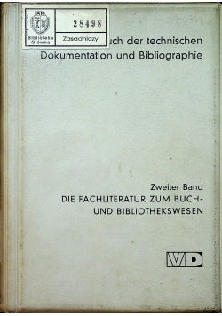 Die fachliteratur zum Buch und Bibliothekswesen