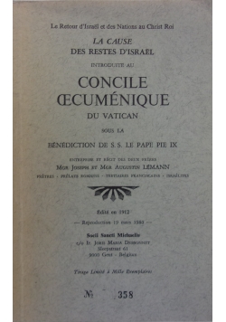 Concile  Cecumenique