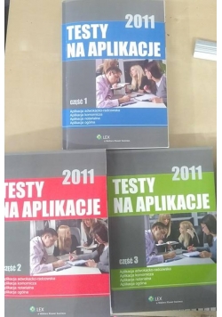 Testy na aplikacje, 3 książki