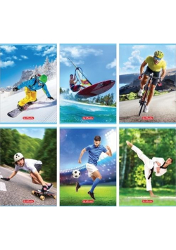 Zeszyt A5/16K kratka Sport (10szt) Nowe