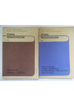 Studia Pedagogiczne XL, XLII