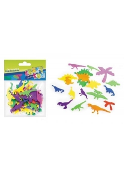 Ozdoba dekoracyjna samoprzylepna pianka dino
