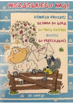 Karnet Smile B6 + koperta wzór nr 04 (opakowanie 4 sztuki)