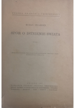 Spór o istnienie świata,tom II.1947r.