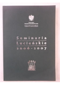 Seminaria Lucieńskie 2006- 2007