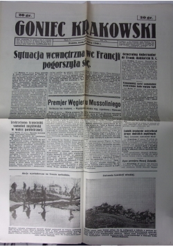 Goniec Krakowski ,Reprint 1940r., Nr 71