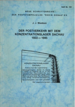 Der Postverkehr Mit Dem Konzentrationslager Dachau