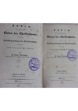 Chaten des christenthums, cz. I-II, 1841r.