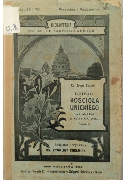 Dzieje Kościoła Unickiego na Litwie i Rusi w XVIII i XIX w., Część II, 1906 r.