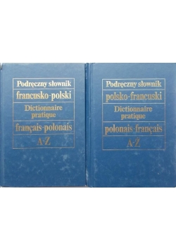 Podręczny słownik polsko - francuski. Zestaw 2 książek