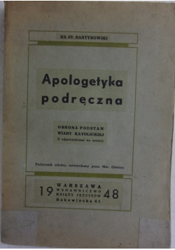 Apologetyka podręczna,  1948 r.
