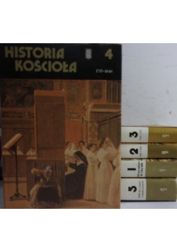 Historia Kościoła, tom od 1 do 5