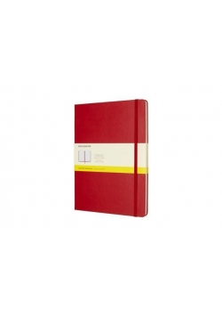 Notes Classic 19x25 kratka - czerwony MOLESKINE