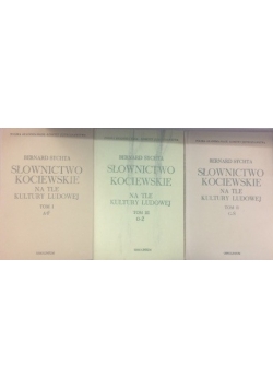 Słownictwo Kociewskie, tom 1-3