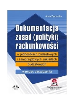 Dokumentacja zasad  rachunkowości w jednostkach budżetowych i samorządowych brak cd