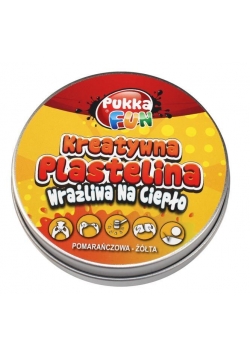 Kreatywna plastelina -Wrażliwa na ciepło pomarańcz