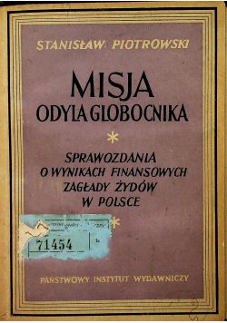 Misja odyla globocnika 1949 r