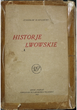 Historje lwowskie 1921 r