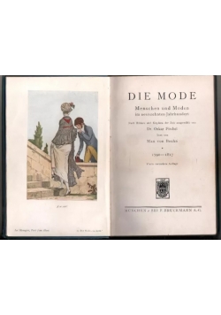 Die mode 1790-1817, 1920r.