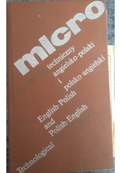 Słownik techniczny Angielsko-Polski i Polsko-Angielski