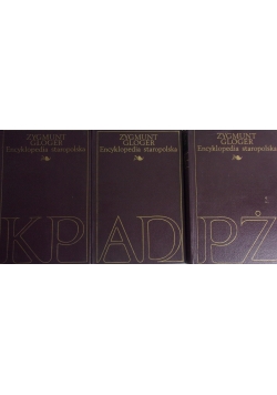 Encyklopedia staropolska. Zestaw 3 książek