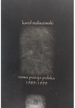 Nowa poezja polska 1989  1999