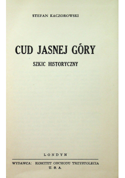 Cud Jasnej Góry