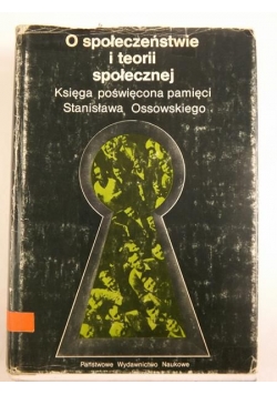 O społeczeństwie i teorii społecznej