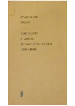 Wspominki Z Obozu W Sachsenhausen