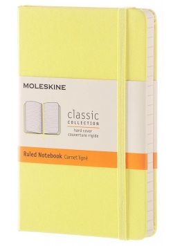 Notes Classic 9x14 tw. linia- cytrynowy MOLESKINE