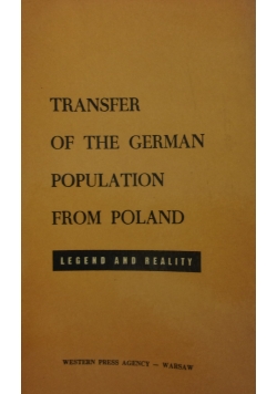 Transfer of the german population from Poland