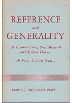 Reference and Generality