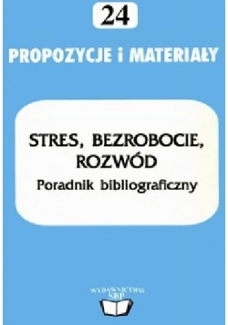 Stres Bezrobocie Rozwód