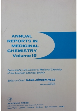 Annual Reports in Medicinal Chemistry Volume 15