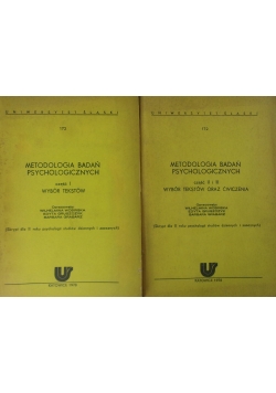 Metodologia badań psychologicznych. Zestaw 2 książek