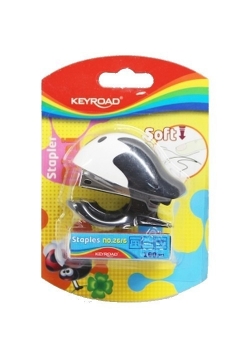 Zszywacz KEYROAD Mini + zszywki 26/6