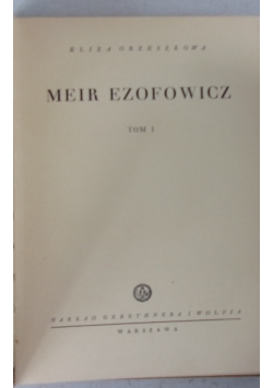 Meir Ezofowicz, 1937r.