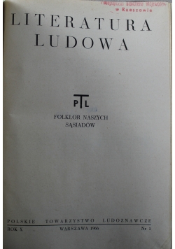 Literatura ludowa 6 Numerów